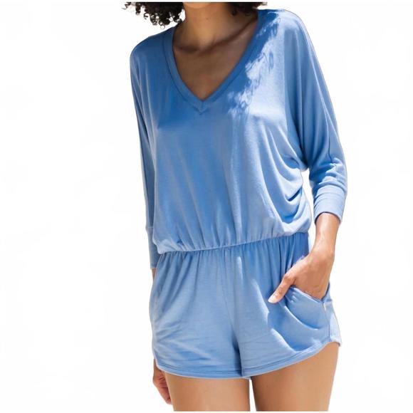 NEW LVHR sabina romper in indigo